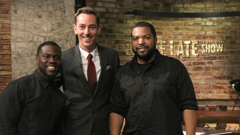 Kevin Hart, Ryan Tubridy and Ice Cube
