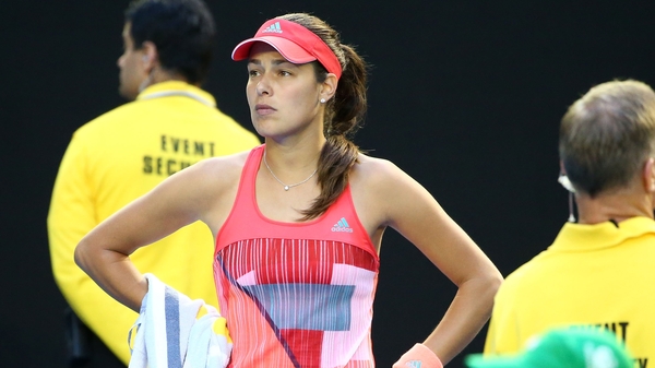 Ana Ivanovic was a set up when the match was halted