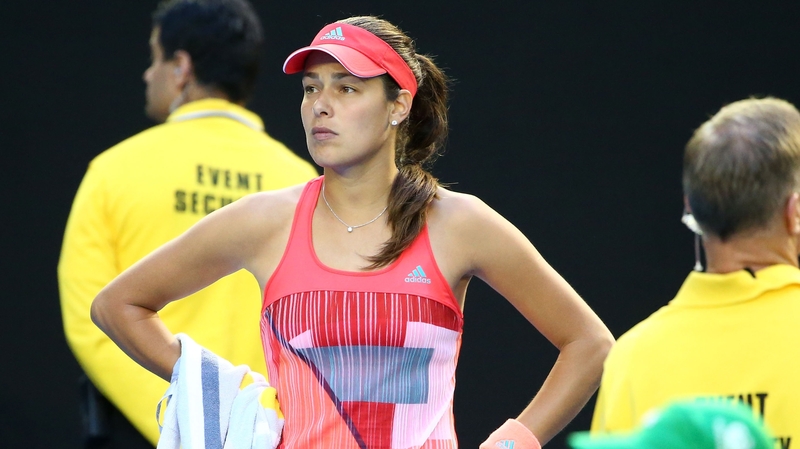 Ana Ivanovic was a set up when the match was halted