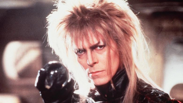 David Bowie as a goblin king in Labyrinth