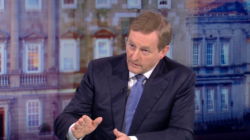 Enda Kenny said he does not 'envisage' needing independent support to form a government
