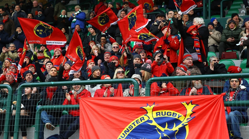 Munster supporters made their presence felt in Treviso