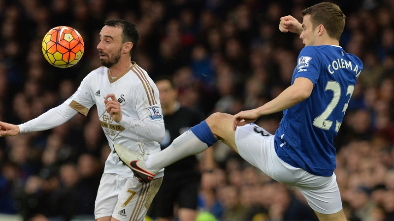 Seamus Coleman returned from injury but was guilty of two missed chances to secure a point for Everton