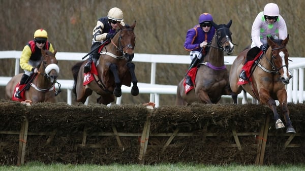 Faugheen (R) is among Mullins' 12 entries for the Hatton's Grace Hurdle