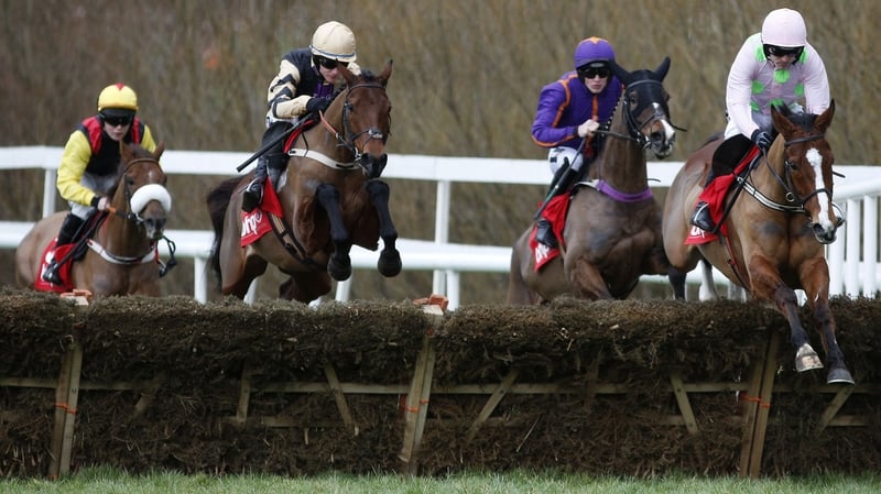 Ruby Walsh riding Faugheen (R) lead all the way to win
