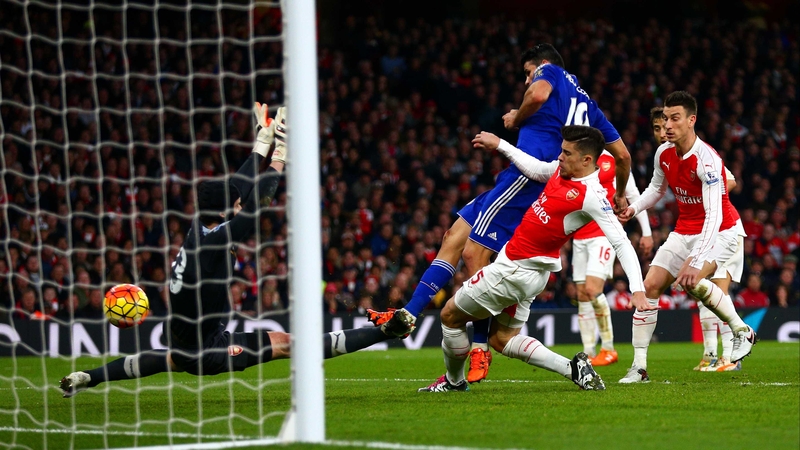 Diego Costa scores at the front post to give Chelsea all three points