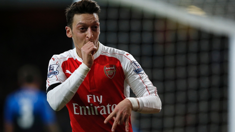 Mesut Ozil moved to the Emirates in September 2013