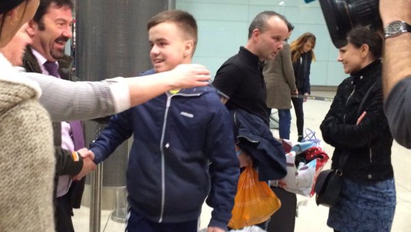 Dean O'Connor was diagnosed with cystic fibrosis when he was seven weeks old.