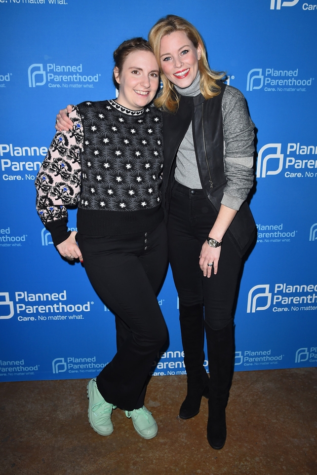 Lena Dunham and Elizabeth Banks