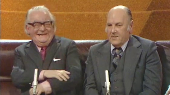 Roibeárd Ó Faracháin and Eddie Slowey in 1976
