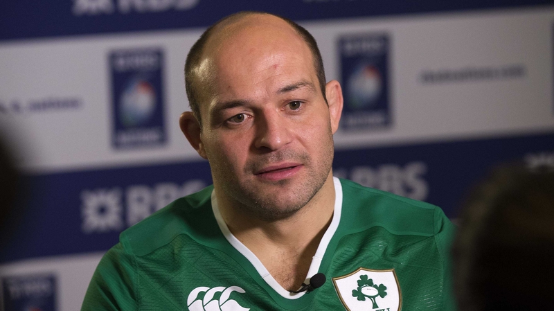 Rory Best did not take part in Ireland training today