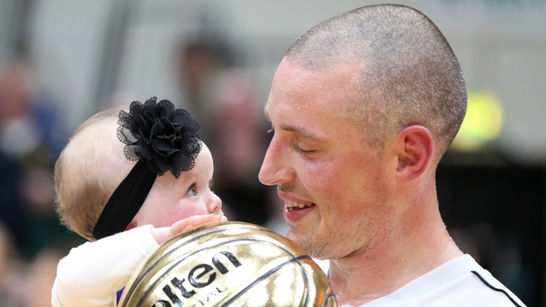 Kieran Donaghy with his daughter Lola-Rose after Saturday's Intermediate Cup final