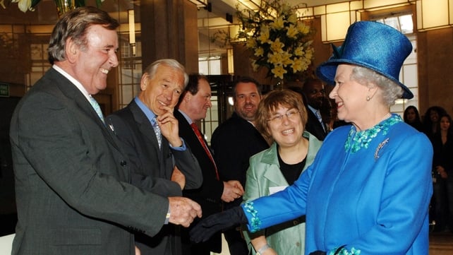 Wogan meeting Queen Elizabeth