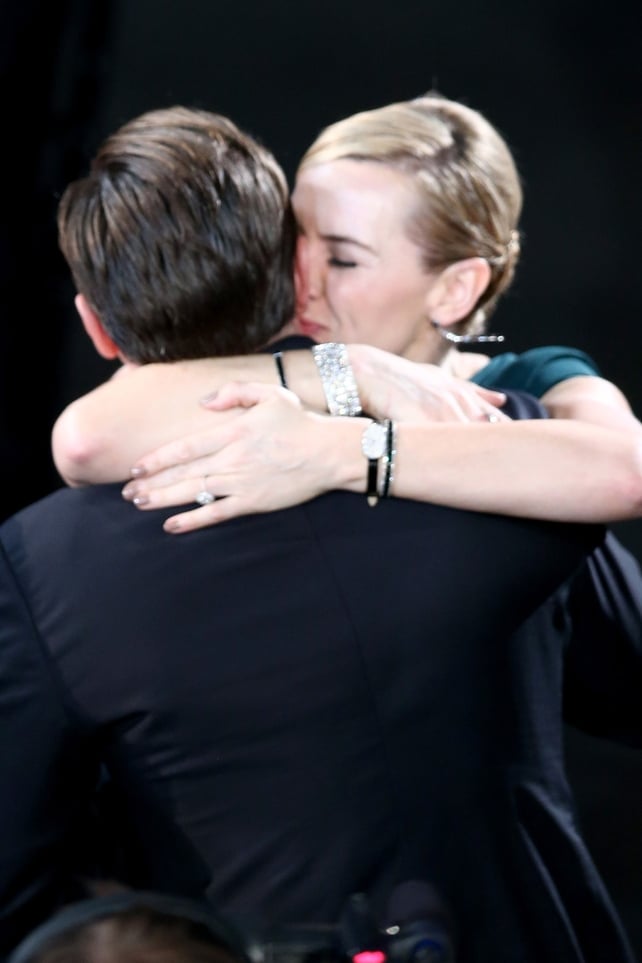 Leonardo DiCaprio and Kate Winslet