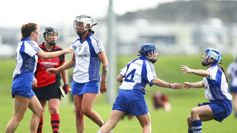 Milford players celebrate their victory
