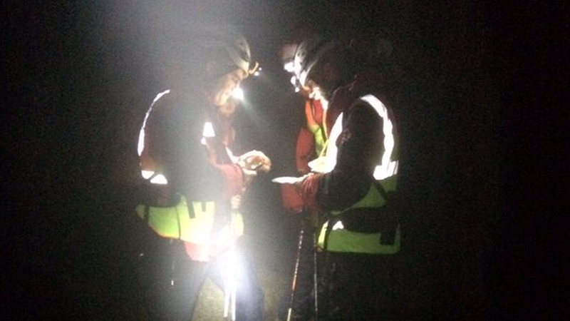 Three teams from Galway Mountain Rescue, local coastguard units and two search dogs all took part in the operation (Pic: Galway Mountain Rescue)