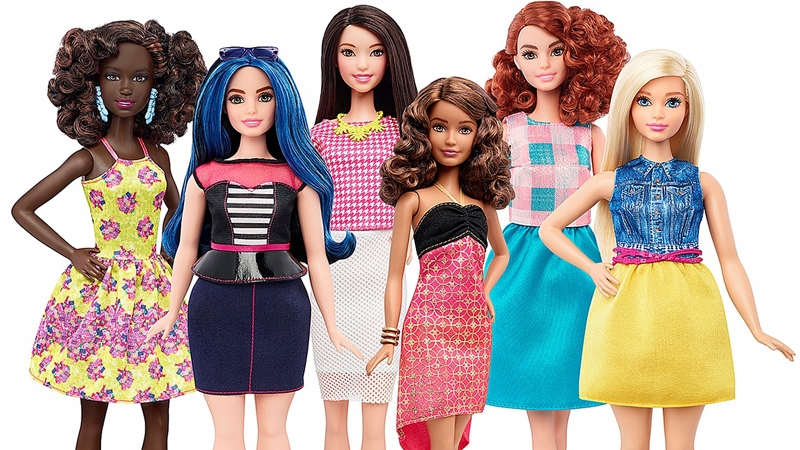 The new Barbie range of dolls