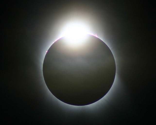 Diamond Ring: The diamond ring effect, seconds before totality during a solar eclipse trip to Turkey (Pic: Dave Lillis)