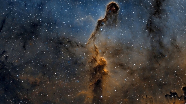 The Elephant's Trunk: A concentration of interstellar gas and dust, about 2,400 light years away from Earth (Pic: Brendan Kinch, taken in southeast Spain)