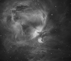 M42 H-alpha: The Orion Nebula taken by Carl O'Beirne in Balbriggan, Co Dublin