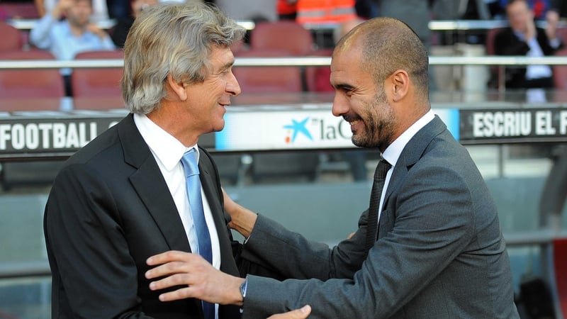 Pep Guardiola will take over from Manuel Pellegrini as City manager in the summer