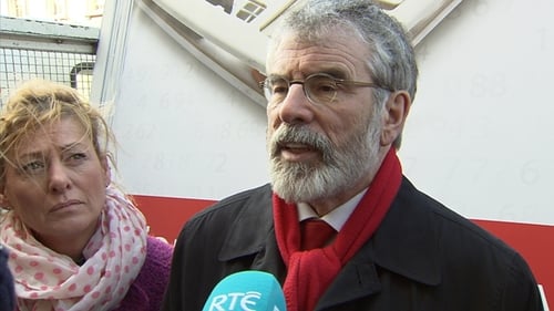 Gerry Adams said he is not concerned about the issue of tax evasion being re-ignited during the election campaign