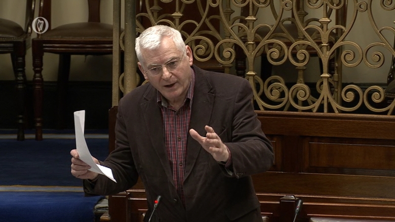 Joe Higgins asked what the Taoiseach would like to say to the people for making them pay the bankers’ debts