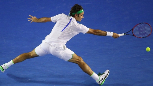 Roger Federer suffered a knee injury after his Australian Open defeat to Novak Djokovic