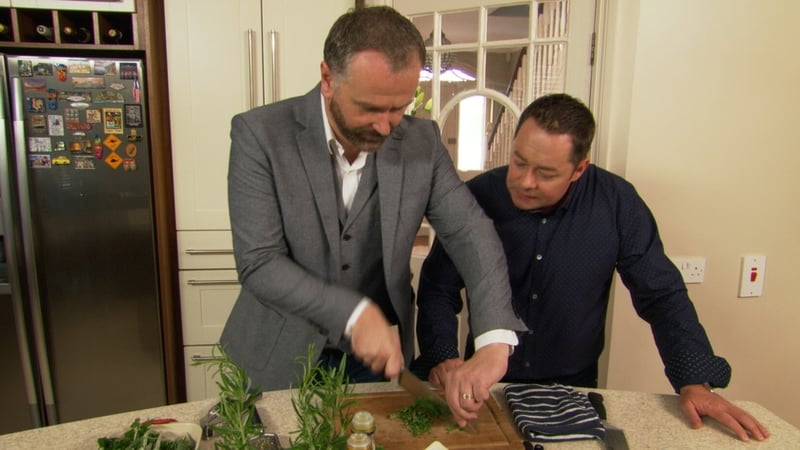 Dáithí Ó Sé and Neven Maguire