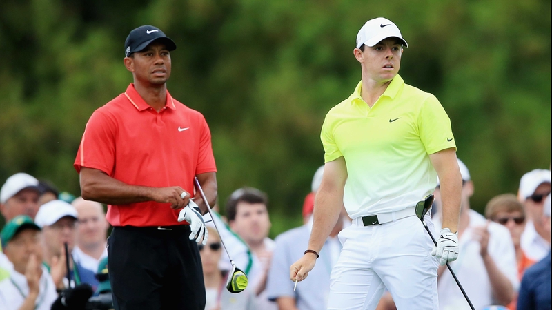 Tiger Woods and Rory McIlroy played together in the final round of last year's Masters