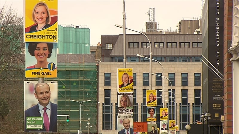 The Poll of Polls puts Labour and Fine Gael at 64 seats combined, well short of the key figure of 79 needed for a majority