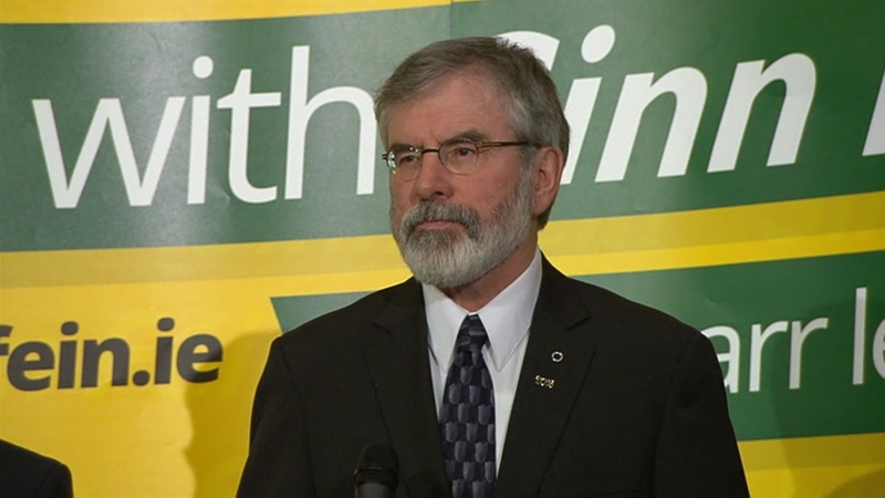 The Sinn Féin campaign launch took place this morning