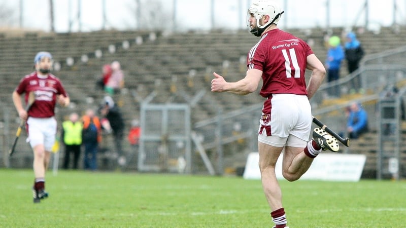 Neil McManus celebrates his goal