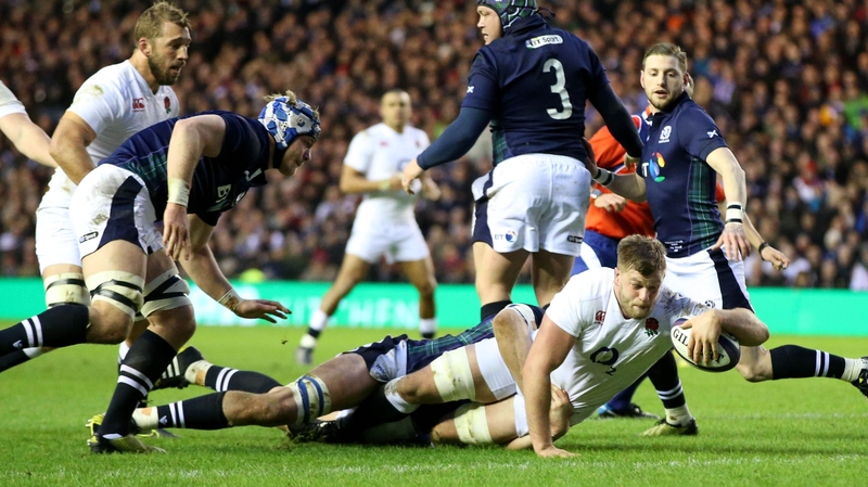 George Kruis scored in the 15-9 win over Scotland in last season's Six Nations