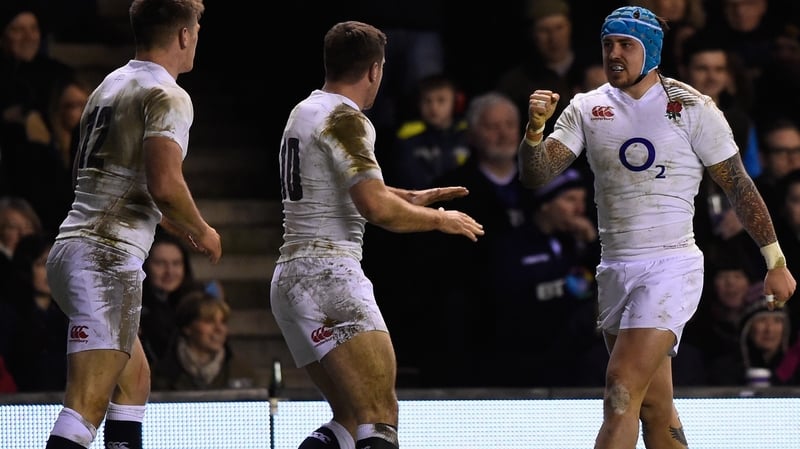 Jack Nowell scored for England in the second half