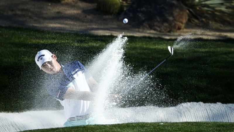 Danny Lee went on to save par after this escape on the 12th