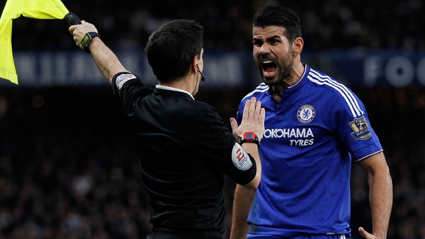 Diego Costa is out in the cold at Chelsea