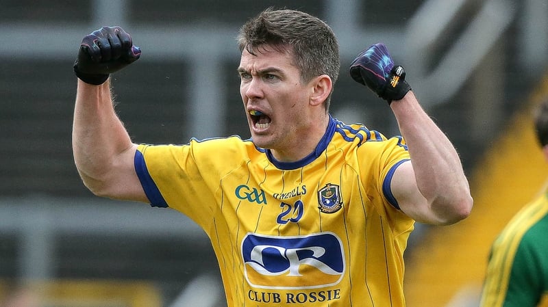 Sean Purcell celebrates at the final whistle