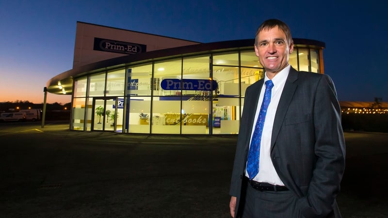Prim-Ed Publishing's chief executive Seamus McGuinness