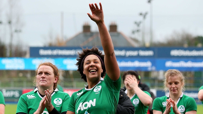 Ireland celebrate their win over Wales