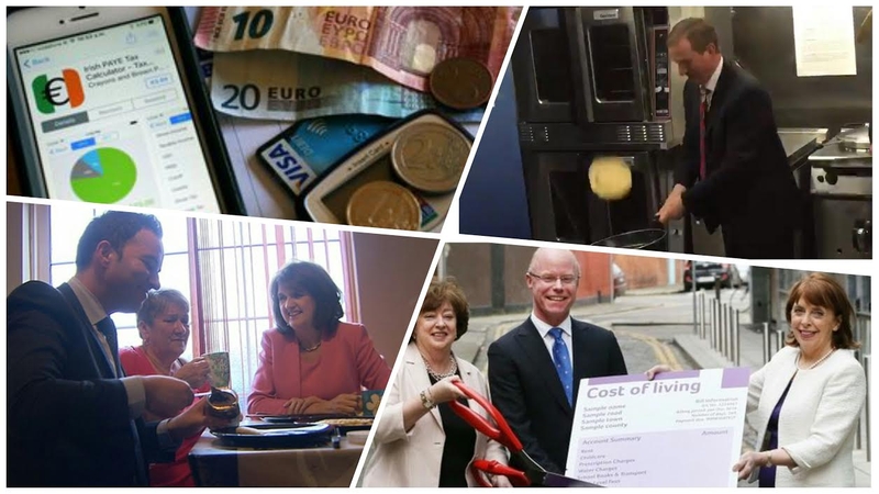 Taxing work on the hustings... but flipping pancakes was a snip