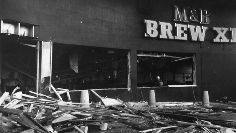 21 people were killed in the Birmingham pub bombings in 1974