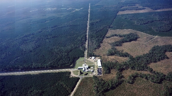 The waves were detected by the Ligo detectors in Washington and Louisiana