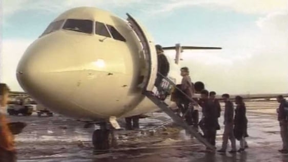 Boarding Plane at Knock Airport