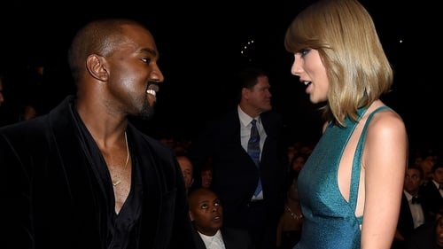 Kanye West and Taylor Swift. Grab some popcorn!