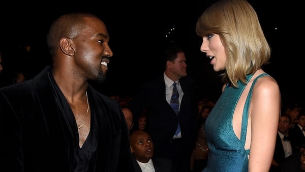 Kanye West and Taylor Swift. Grab some popcorn!