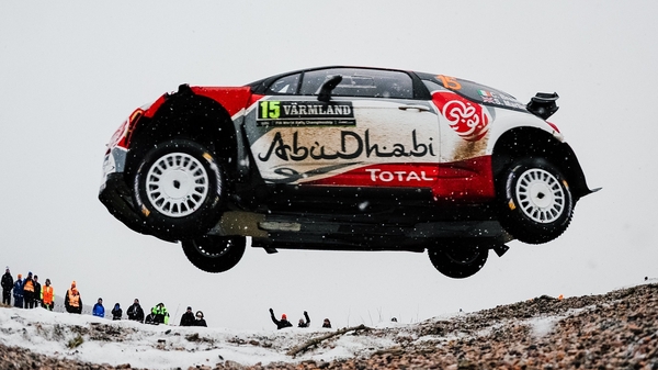 Craig Breen takes the aerial route in Sweden