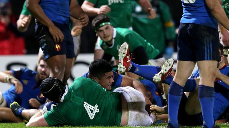 Ireland competed well in the first half with two tries but were well beaten in the second half