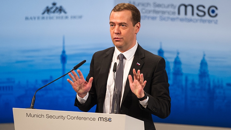 Medvedev criticised the expansion of NATO and EU influence in Eastern Europe