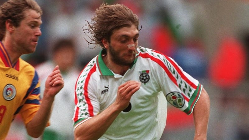 Ivaonv in action for his national team in 1996, he won 77 caps